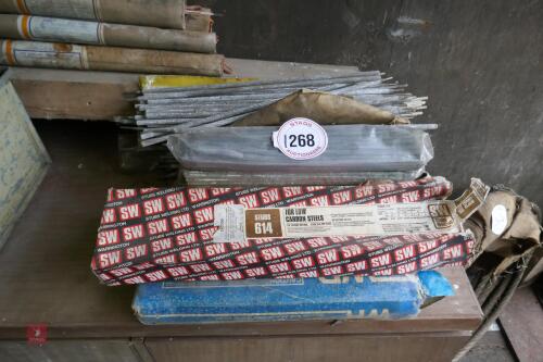 LARGE QTY OF WELDING RODS