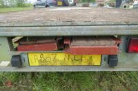 IFOR WILLIAMS TWIN AXLE FLATBED TRAILER - 6