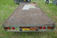 IFOR WILLIAMS TWIN AXLE FLATBED TRAILER - 7