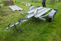 GALVANISED SINGLE AXLE MOTORBIKE TRAILER