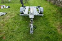 GALVANISED SINGLE AXLE MOTORBIKE TRAILER - 3