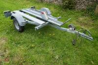 GALVANISED SINGLE AXLE MOTORBIKE TRAILER - 5