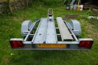 GALVANISED SINGLE AXLE MOTORBIKE TRAILER - 7