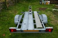 GALVANISED SINGLE AXLE MOTORBIKE TRAILER - 9