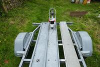 GALVANISED SINGLE AXLE MOTORBIKE TRAILER - 10