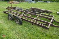 12' x 5'6'' TWIN AXLE TRAILER CHASSIS - 6