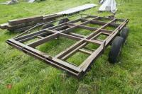 12' x 5'6'' TWIN AXLE TRAILER CHASSIS - 7