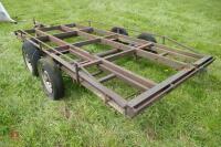 12' x 5'6'' TWIN AXLE TRAILER CHASSIS - 9