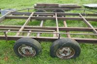 12' x 5'6'' TWIN AXLE TRAILER CHASSIS - 11