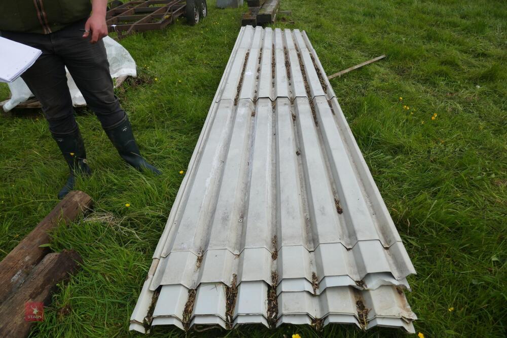 APPROX 18 CORRUGATED TIN SHEETS