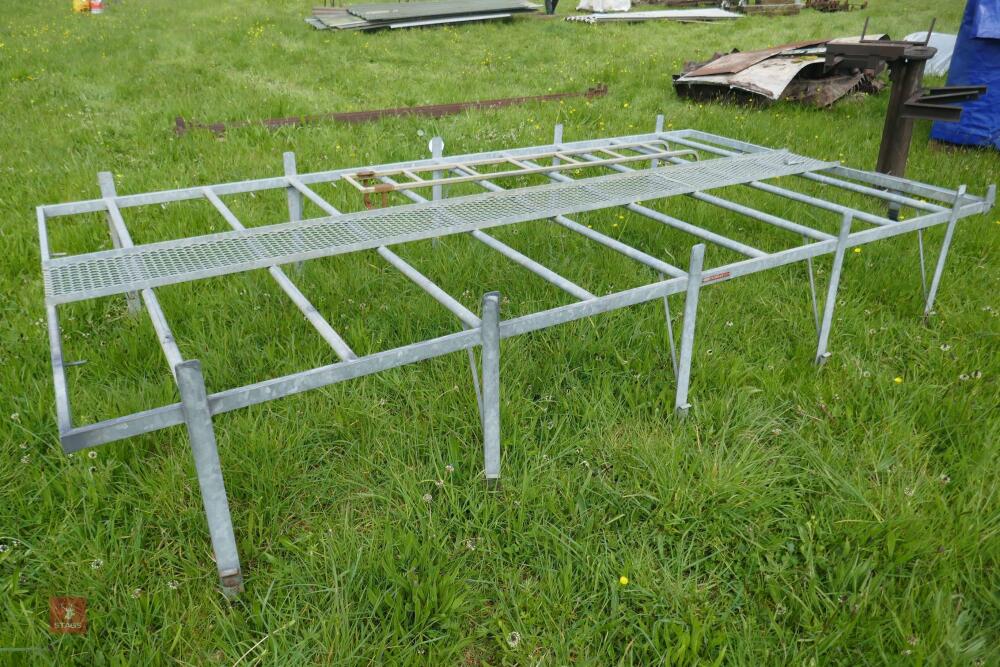 3.4M X 1.7M GALVANISED TRADE RACK