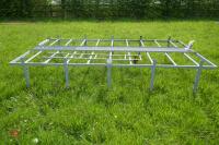 3.4M X 1.7M GALVANISED TRADE RACK - 3