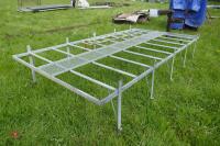 3.4M X 1.7M GALVANISED TRADE RACK - 4