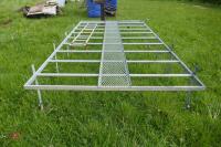 3.4M X 1.7M GALVANISED TRADE RACK - 5