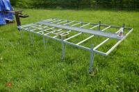 3.4M X 1.7M GALVANISED TRADE RACK - 6