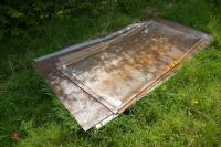 APPROX 10 LARGE SHEETS OF STEEL - 2