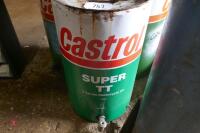 3 25 LTR CASTROL OIL DRUMS - 3
