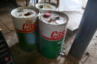 3 25 LTR CASTROL OIL DRUMS - 4