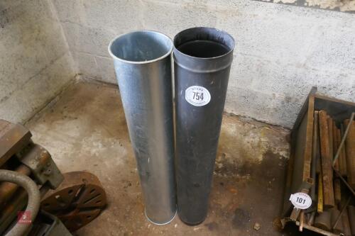 2 GALVANISED TUBES