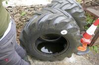 2 x 16/70-20 TELEHANDLER TYRES - 8