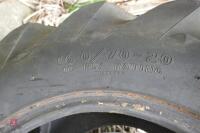 2 x 16/70-20 TELEHANDLER TYRES - 9