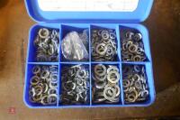 TUB OF SPRING WASHERS - 4