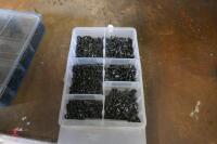 BOX OF BLACK SCREWS - 2