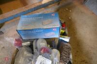 LARGE BOX OF WORKSHOP CONSUMABLES - 10