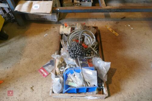 LARGE BOX OF WORKSHOP CONSUMABLES