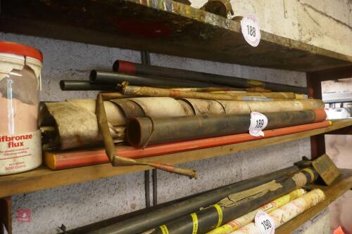 LARGE QTY OF BRAZING RODS