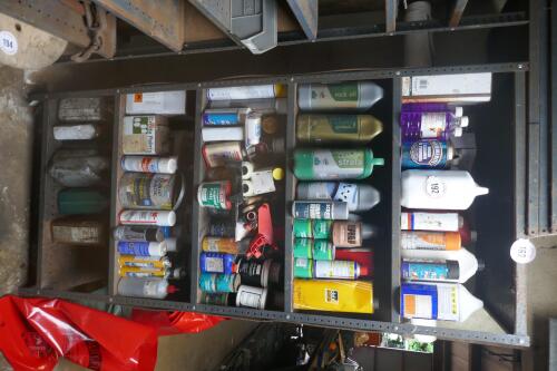 LARGE QTY OF PAINTS, SPRAYS ETC