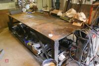 LARGE METAL WORKSHOP TABLE - 2