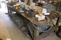 LARGE METAL WORKSHOP TABLE - 4