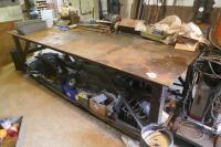 LARGE METAL WORKSHOP TABLE - 8