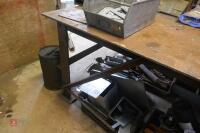 LARGE METAL WORKSHOP TABLE - 12