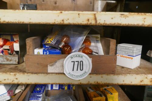 SHELF OF CAR/ LORRY BULBS