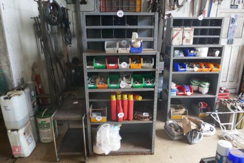 METAL SHELVING UNIT