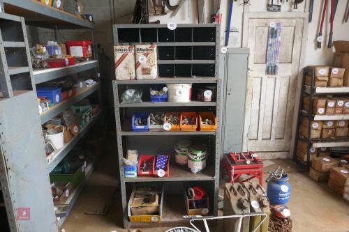 METAL SHELVING UNIT