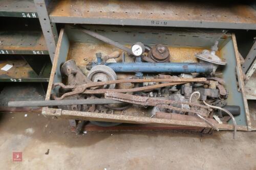 DRAWER OF METAL TOOLS