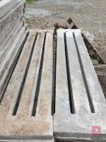 39 4' X 1' CONCRETE SLATS - 2