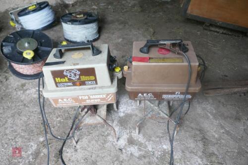 2 HOTLINE ELECTRIC FENCE UNITS