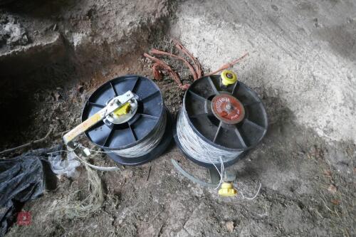 2 ROLLS OF ELECTRIC FENCE WIRE