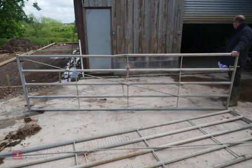 13' GALVANISED YARD GATE (MARKED A)