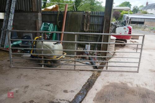 13' GALVANISED YARD GATE (MARKED L)