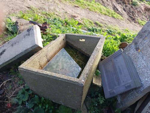 CONCRETE WATER TROUGH