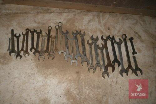 24 QUALITY OPEN END SPANNERS