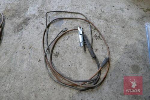 9' ARC WELDING CABLE WITH ROD CLAMP