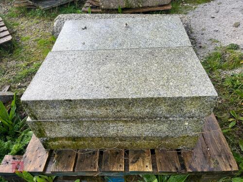 6 LARGE GRANITE BLOCKS/ SLABS