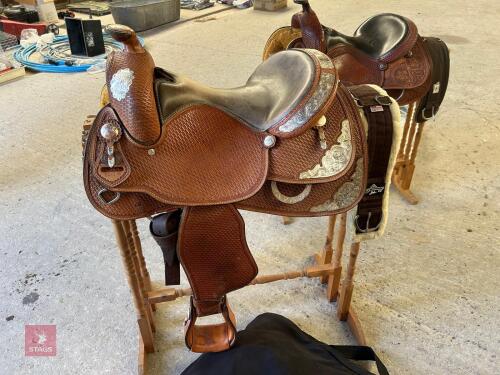 CRATES HAND MADE WESTERN SHOW SADDLE