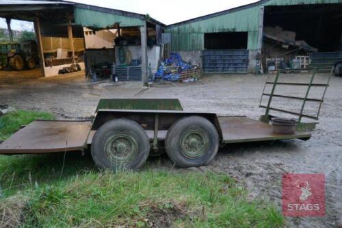 17' LOW LOADER TANDEM AXLE TRAILER